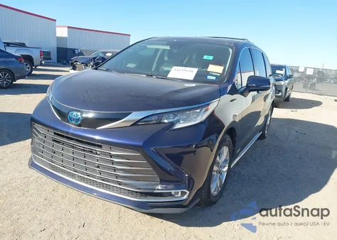 2021 Toyota Sienna Limited z USA, uszkodzony, nr VIN 5TDZRKEC9MS068361